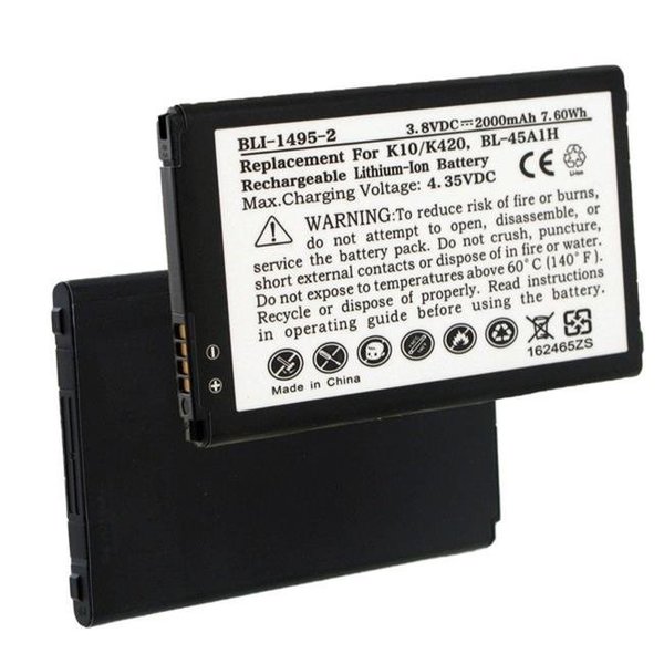 Empire Empire BLI-1495-2 LG Bl-45A1H 3.8V 2000 mAh Battery Li-ion Battery - 7.6 watt BLI-1495-2